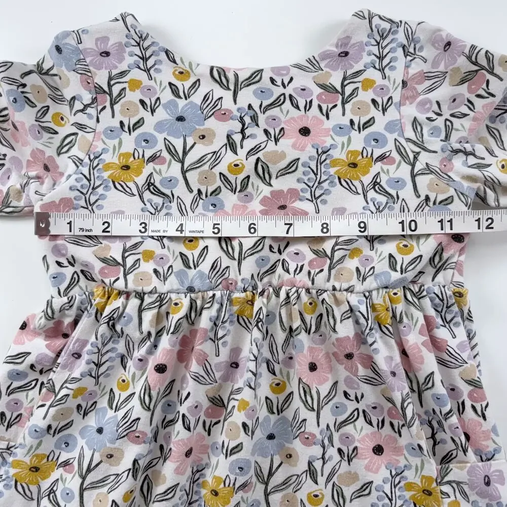 Remie Girl Floral Twirl Dress with Pockets Girls Size 7